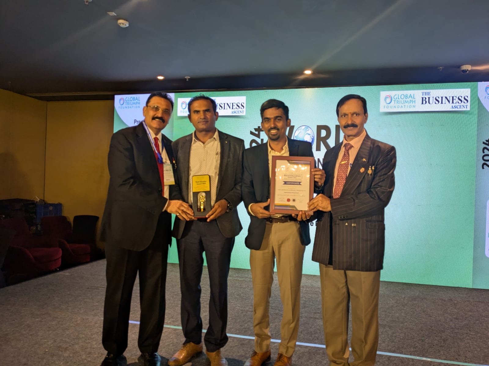 World Education Summit 2024 award